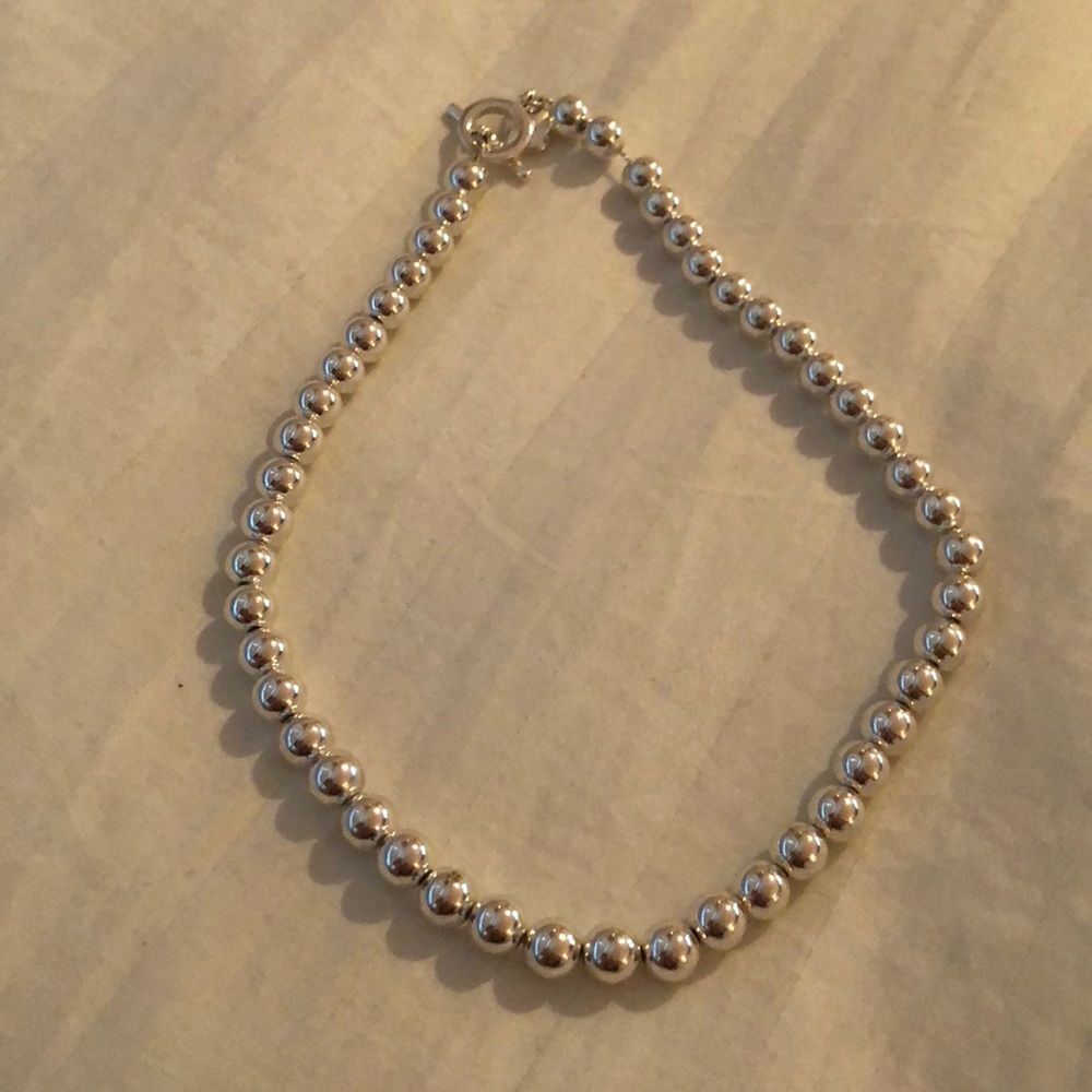 Ralph Lauren Silver Ball Necklace